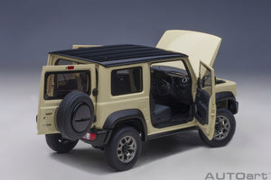 AUTOart 1:18 Suzuki Jimny (JB74), Chiffon Ivory Metallic/Black Roof (78510)