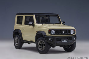 AUTOart 1:18 Suzuki Jimny (JB74), Chiffon Ivory Metallic/Black Roof (78510)