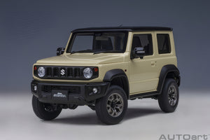 AUTOart 1:18 Suzuki Jimny (JB74), Chiffon Ivory Metallic/Black Roof (78510)