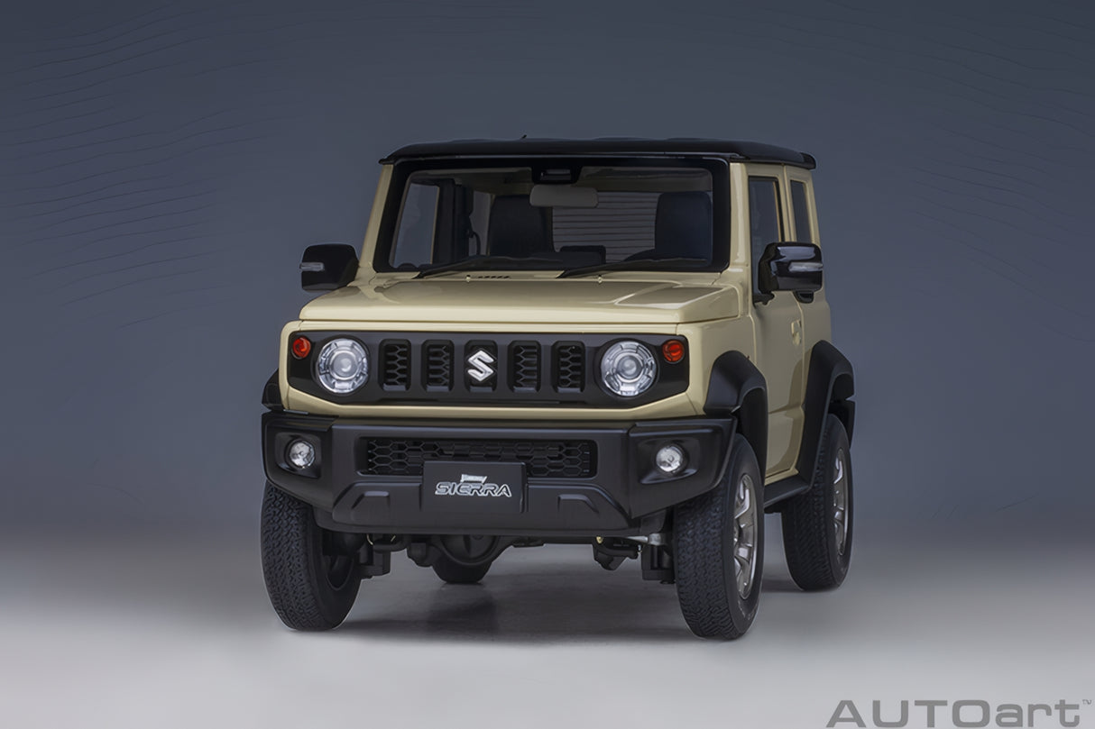 AUTOart 1:18 Suzuki Jimny (JB74), Chiffon Ivory Metallic/Black Roof (78510)