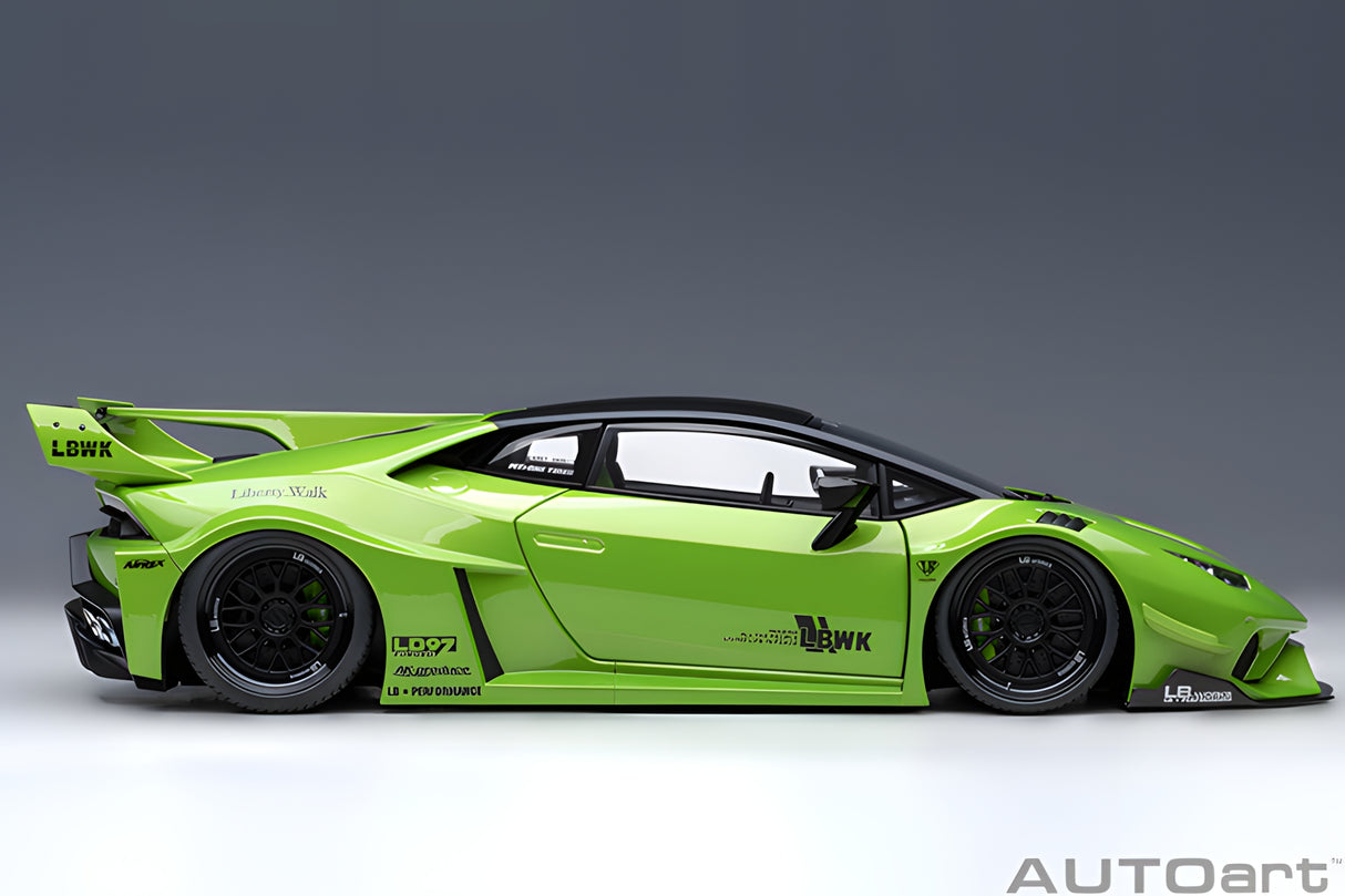 AUTOart 1:18 Liberty Walk LB Silhouette Works Huracan GT, Pearl Green (79128)