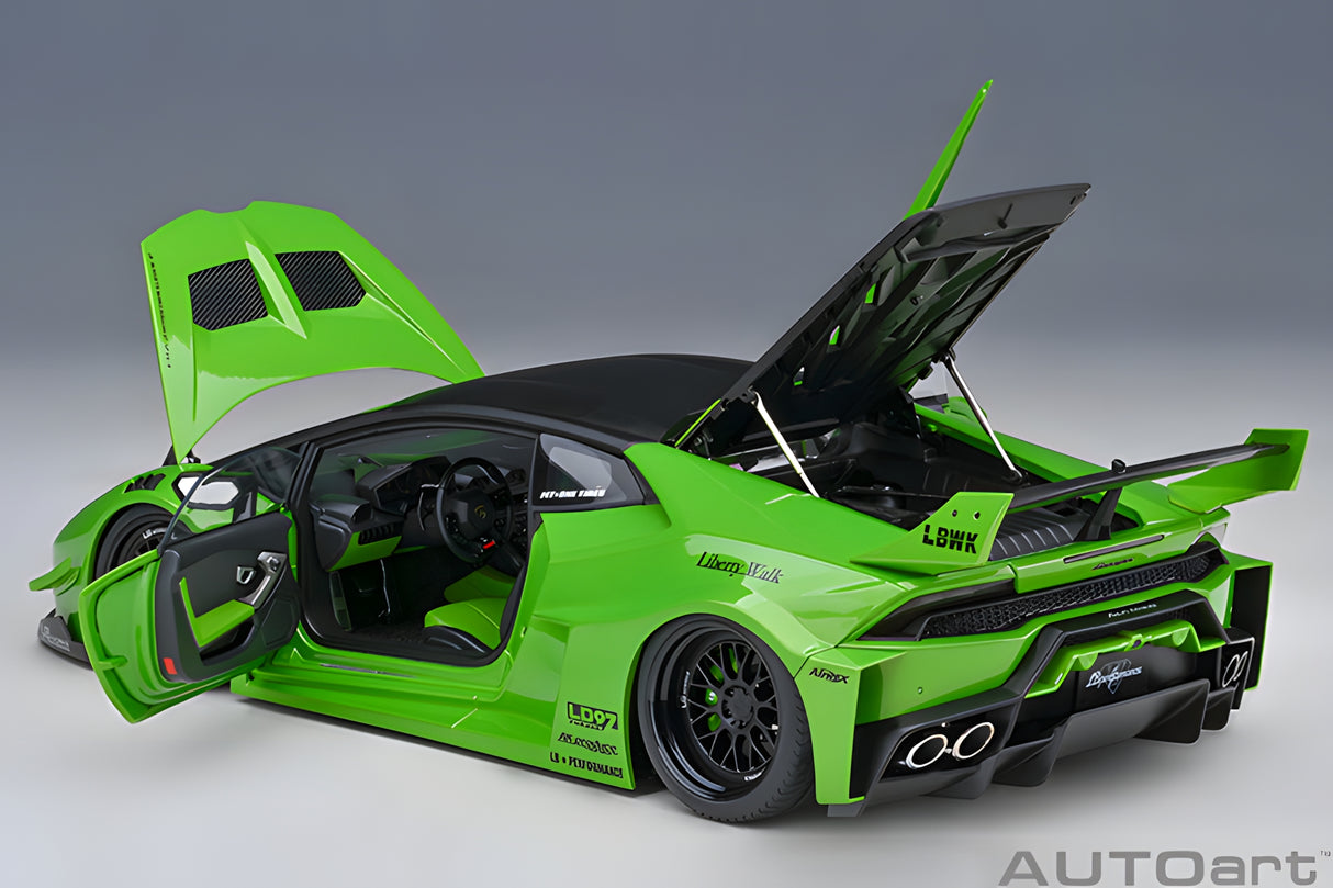 AUTOart 1:18 Liberty Walk LB Silhouette Works Huracan GT, Pearl Green (79128)