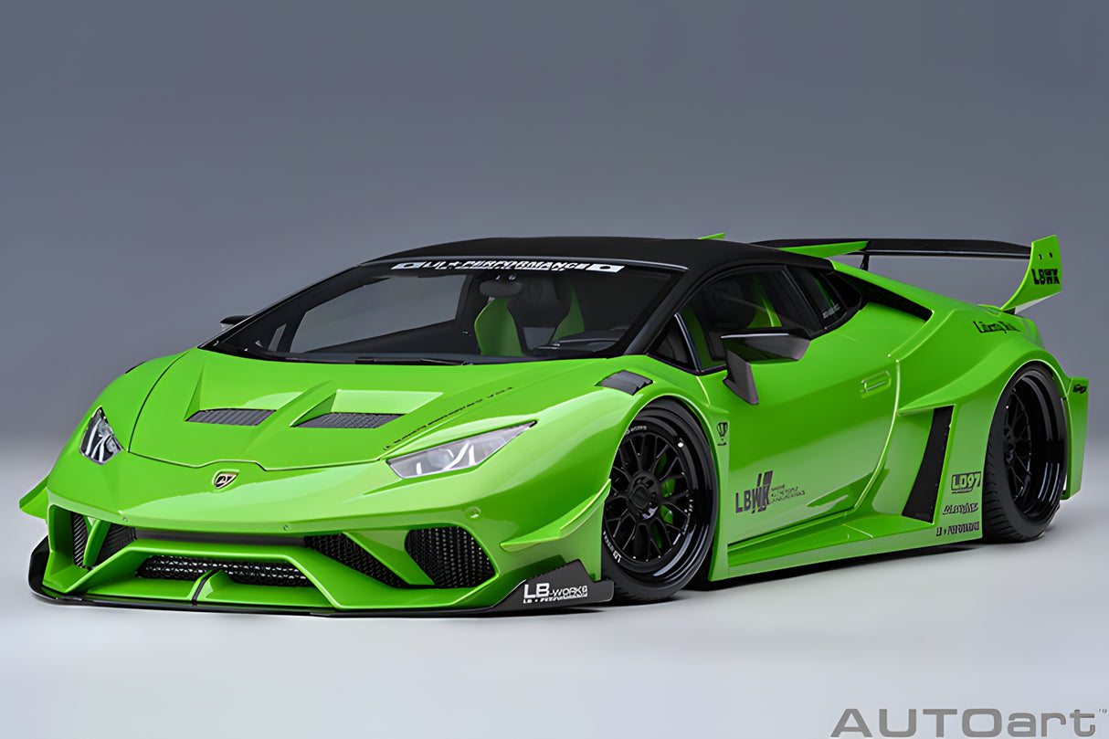 AUTOart 1:18 Liberty Walk LB Silhouette Works Huracan GT, Pearl Green (79128)