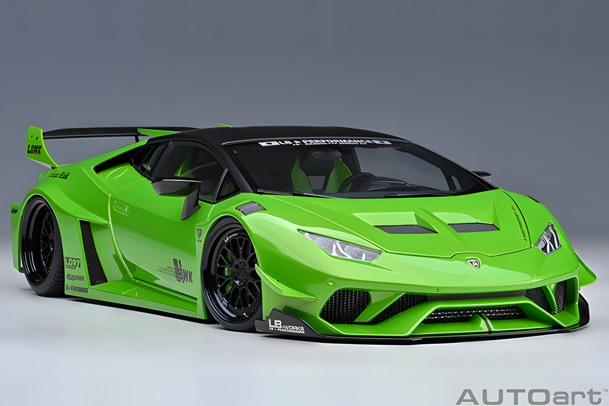 AUTOart 1:18 Liberty Walk LB Silhouette Works Huracan GT, Pearl Green (79128)