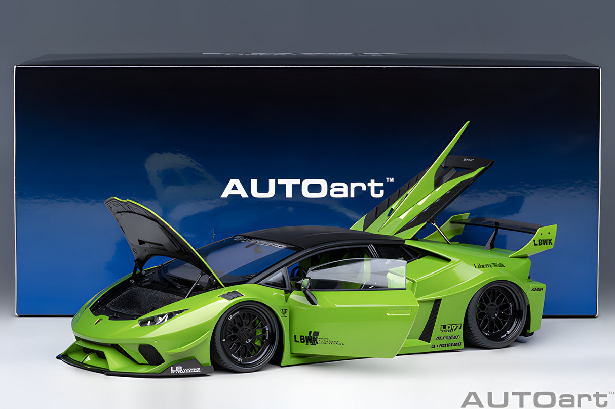 AUTOart 1:18 Liberty Walk LB Silhouette Works Huracan GT, Pearl Green (79128)