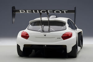 AUTOart 1:18 Peugeot 206 T16 Pikes Peak Race Car 2013, Plain Color Version, White (81355)