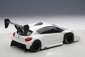 AUTOart 1:18 Peugeot 206 T16 Pikes Peak Race Car 2013, Plain Color Version, White (81355)