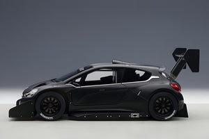 AUTOart 1:18 Peugeot 206 T16 Pikes Peak Race Car 2013, Plain Color Version, Black (81356)