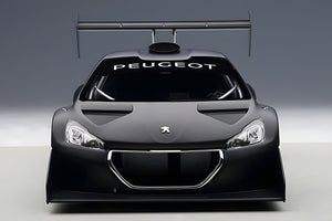 AUTOart 1:18 Peugeot 206 T16 Pikes Peak Race Car 2013, Plain Color Version, Black (81356)