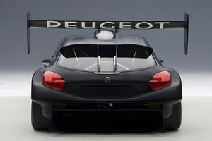 AUTOart 1:18 Peugeot 206 T16 Pikes Peak Race Car 2013, Plain Color Version, Black (81356)