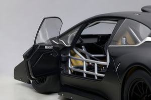 AUTOart 1:18 Peugeot 206 T16 Pikes Peak Race Car 2013, Plain Color Version, Black (81356)