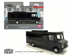 AMERICAN DIORAMA 1/64 Food Truck series – The Black Truck (AD-70201)