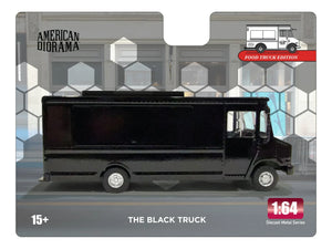 AMERICAN DIORAMA 1/64 Food Truck series – The Black Truck (AD-70201)