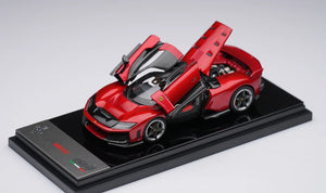 BBR Models 1/64 Ferrari F80 Supercar Rosso Red - BBR Models x AR Box (BBR64001H)