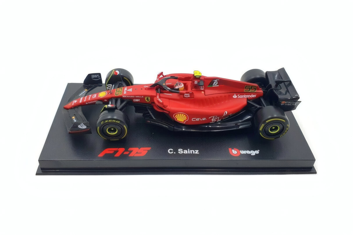 BBURAGO 1/43 FERRARI F1-75 Season Car 2022 C. Sainz (36831S/55)