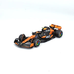 BBURAGO 1/43 McLAREN MCL39 #4 LANDO NORRIS – PIT STOP DIORAMA 2025 (18-38457-4)