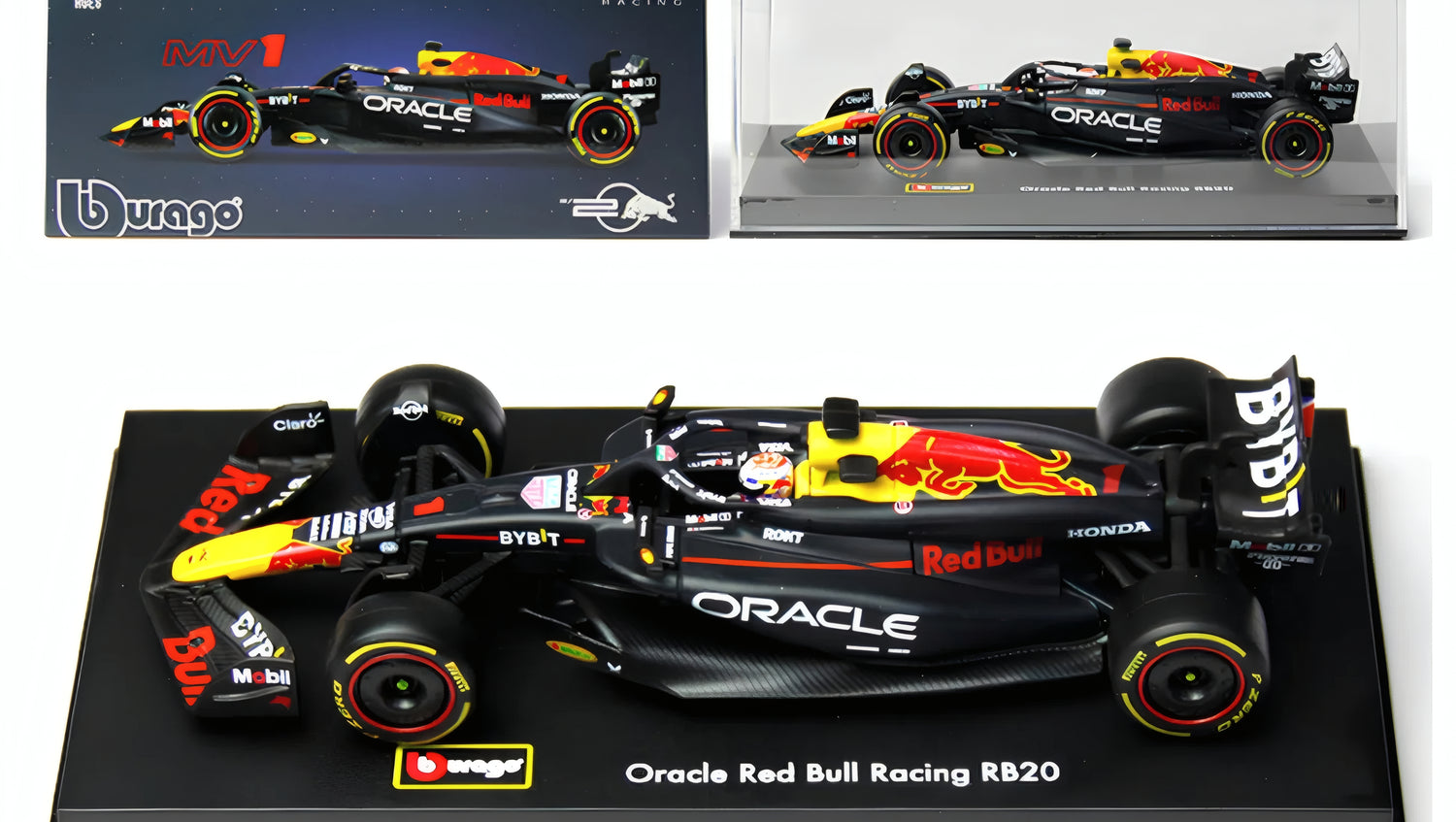 BBURAGO 1/43 – RED BULL RB20 – Season Car 2024 (M. Verstappen) (38098V/1)