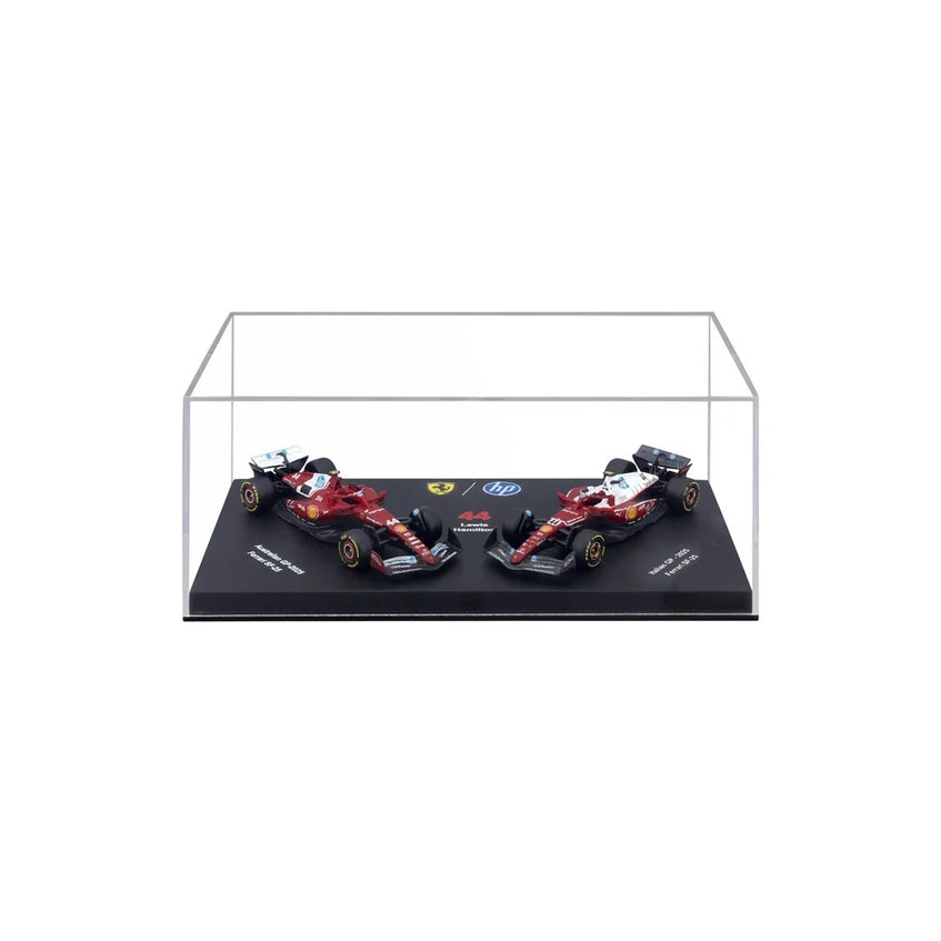 BBURAGO 1/64 FERRARI SF-25 #44 LEWIS HAMILTON – SET 2 AUTOS 2025 (18-56807-44)