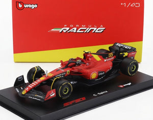 BBURAGO Ferrari 1/43 F1 SF-23 #55 Carlos Sainz Monza GP 2023 (18-36835-S-MONZA)