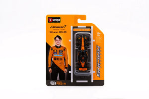 BBURAGO McLaren 1/64 F1 MCL39 #81 Oscar Piastri 2025 (18-58001-P)