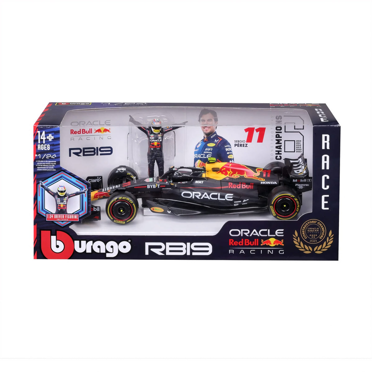 BBURAGO Red Bull Racing 1/24 F1 RB19 #11 Sergio Pérez Season 2023 (18-28036-PER)