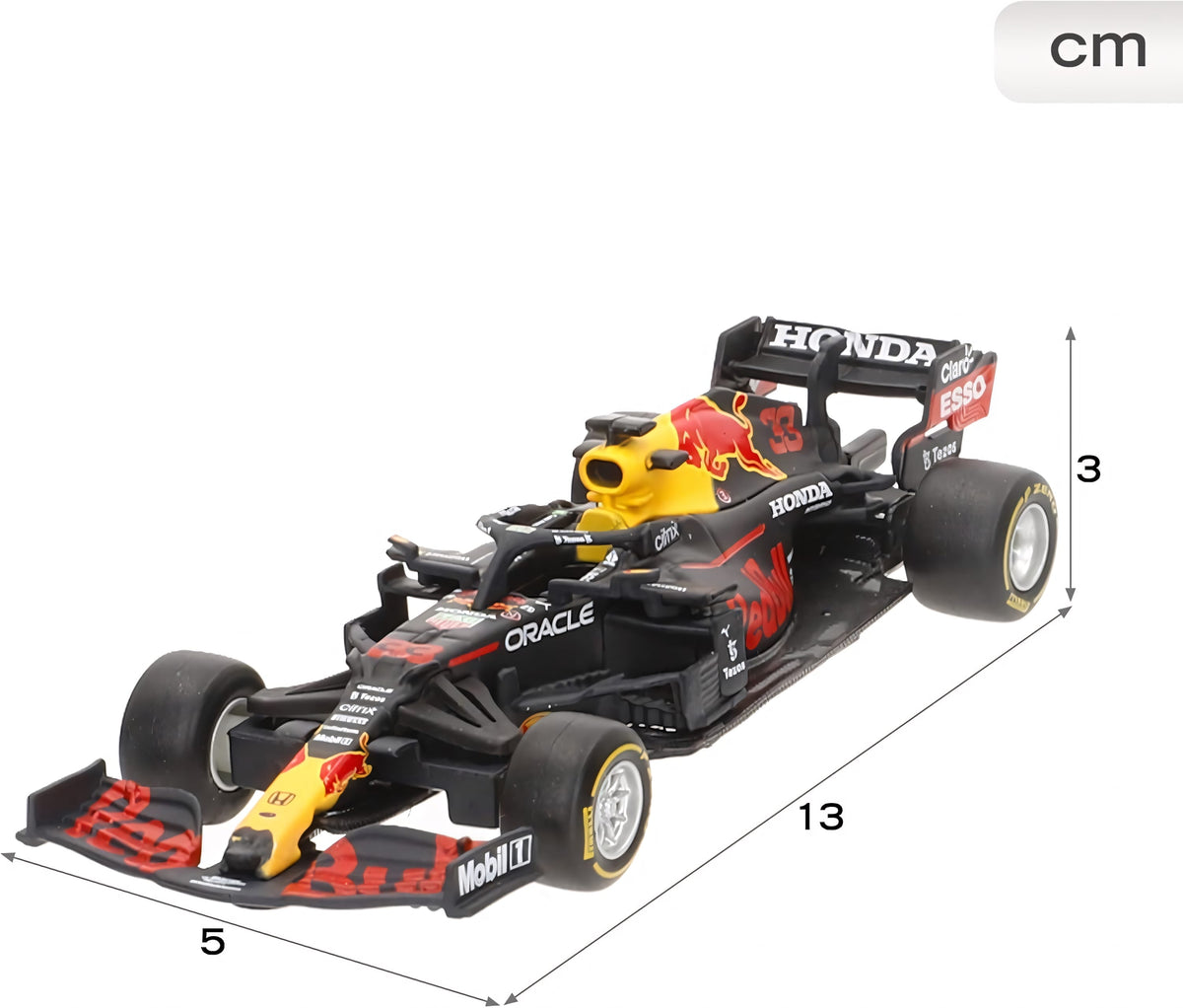 BBURAGO Red Bull Racing 1/43 Max Verstappen 4-Time World Champion 4-Car Set (18-38213-PACK4)
