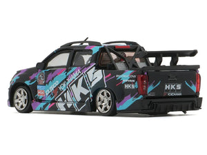 BM Creations 1/64 Isuzu D-Max 2018 -Low Rider HKS (RHD) - TDE 2025 (64B0463)