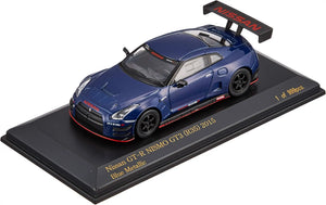 CAR-NEL 1/64 NISSAN GT-R NISMO GT3 R35 2015 METALLIC BLUE (CN640020)
