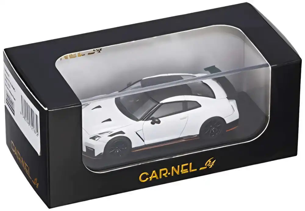CAR-NEL 1/64 NISSAN GT-R NISMO R35 2020 BRILLIANT WHITE PEARL (CN640027)