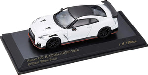 CAR-NEL 1/64 NISSAN GT-R NISMO R35 2020 BRILLIANT WHITE PEARL (CN640027)