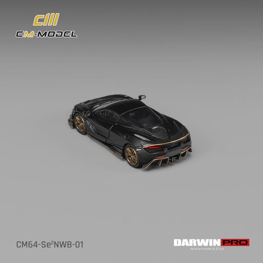 CM MODEL 1:64 DarwinPRO 720SE²NWB Matt Black (CM64-Se2NWB-01)