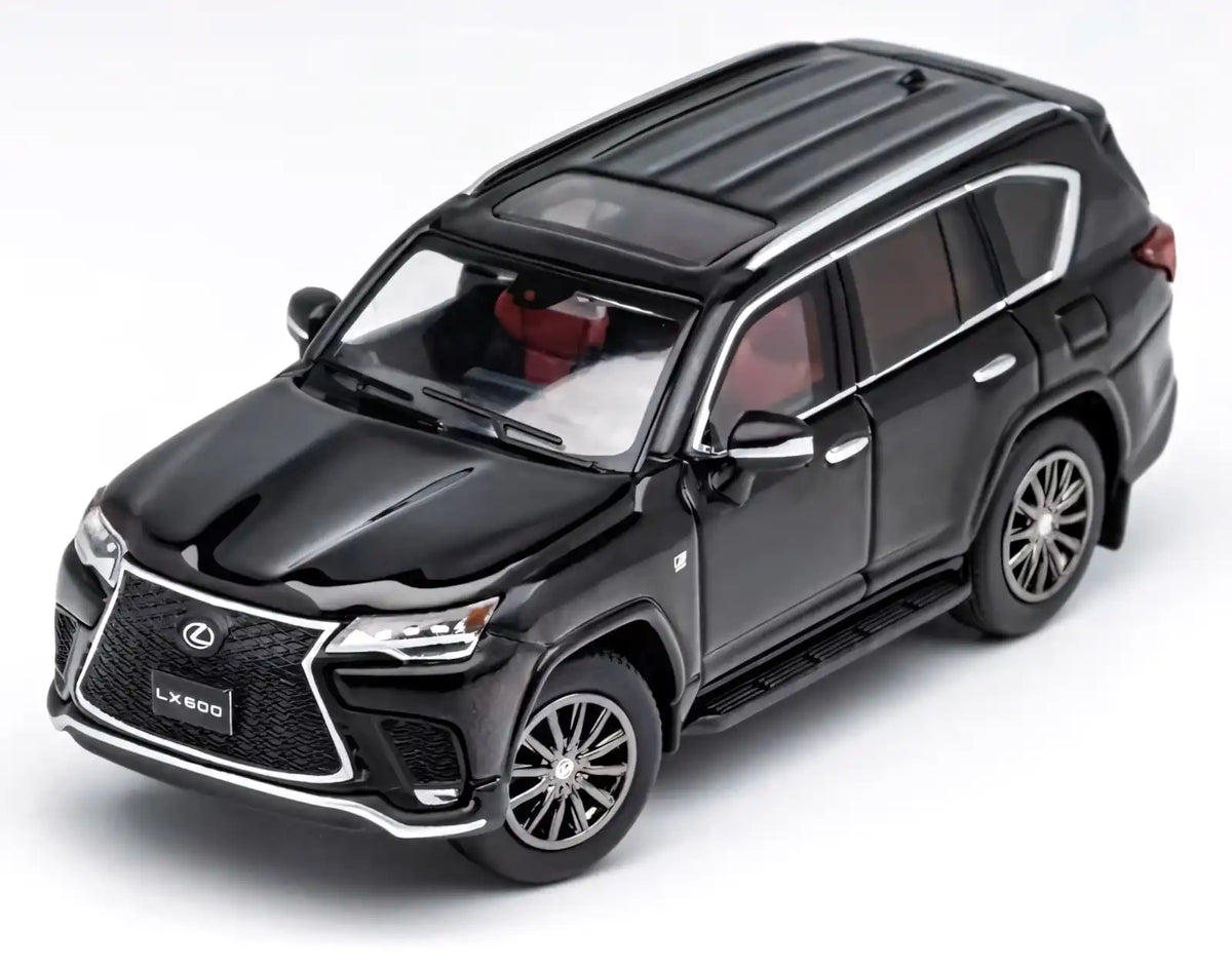 GCD MODELS 1/64 LEXUS LX600 2021 BLACK LHD (KS-039-243)