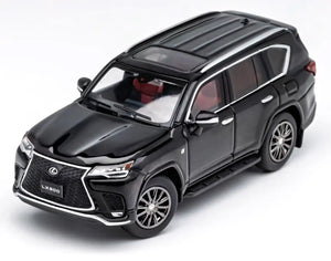 GCD MODELS 1/64 LEXUS LX600 2021 BLACK LHD (KS-039-243)