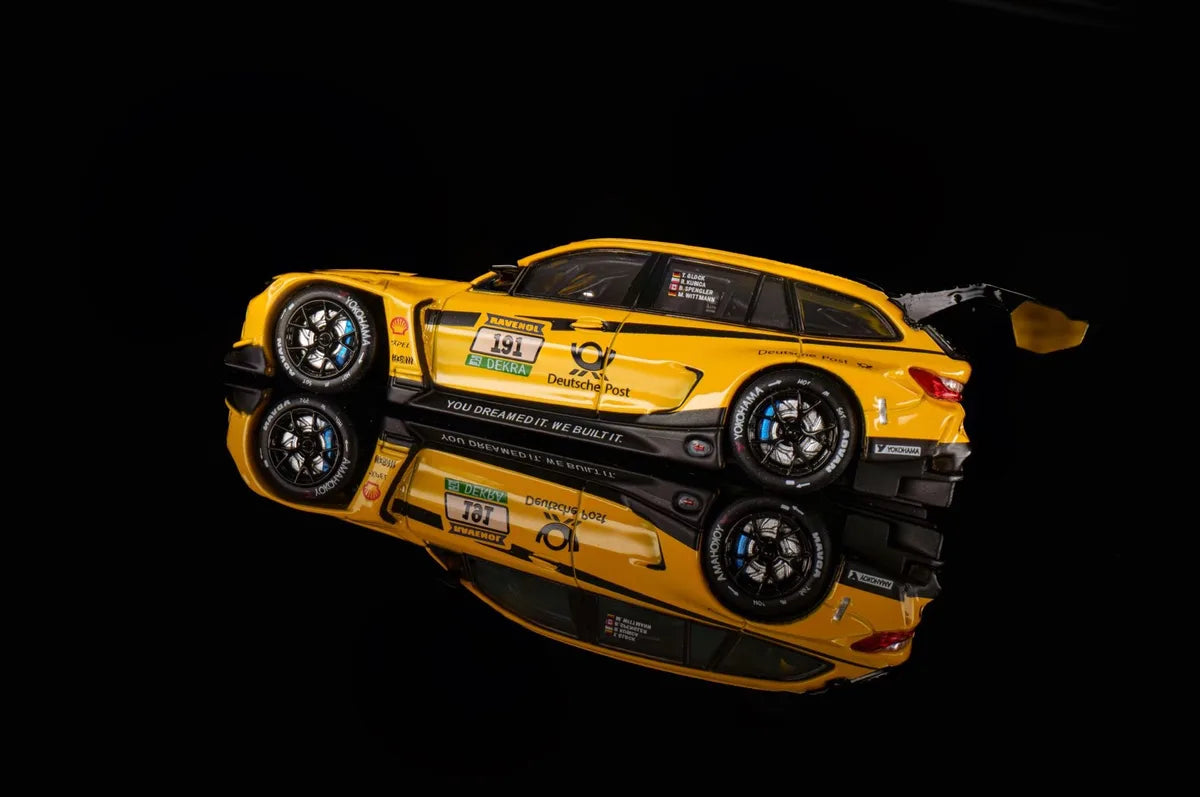 GOP SPEED MODEL 2026 1:64 BMW M3 Touring GT3 24H APA XPO DTM (Deutsche Tourenwagen Masters) – Deutsche Post Livery (HA057C)