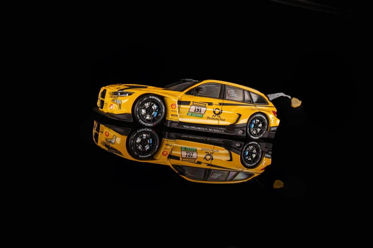 GOP SPEED MODEL 2026 1:64 BMW M3 Touring GT3 24H APA XPO DTM (Deutsche Tourenwagen Masters) – Deutsche Post Livery (HA057C)