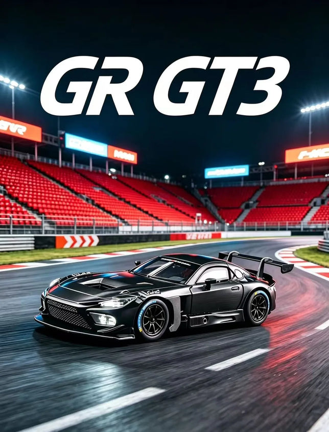 GT Model 1:64 Toyota GR GT3 Matte Black (HE052)