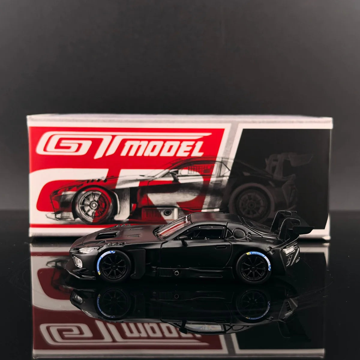 GT Model 1:64 Toyota GR GT3 Matte Black (HE052)
