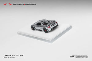 HH Model 1:64 Gamera Mirage GT Tungsun Silver (HHMGMTS)