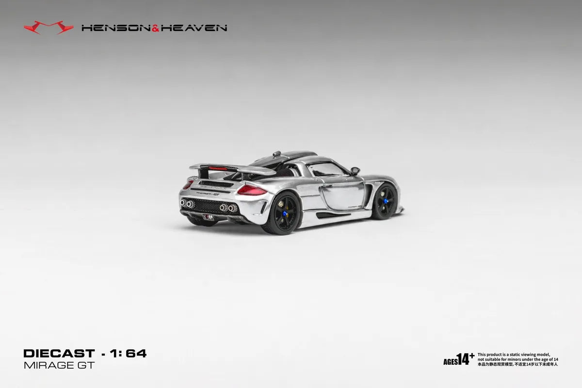 HH Model 1:64 Gamera Mirage GT Tungsun Silver (HHMGMTS)