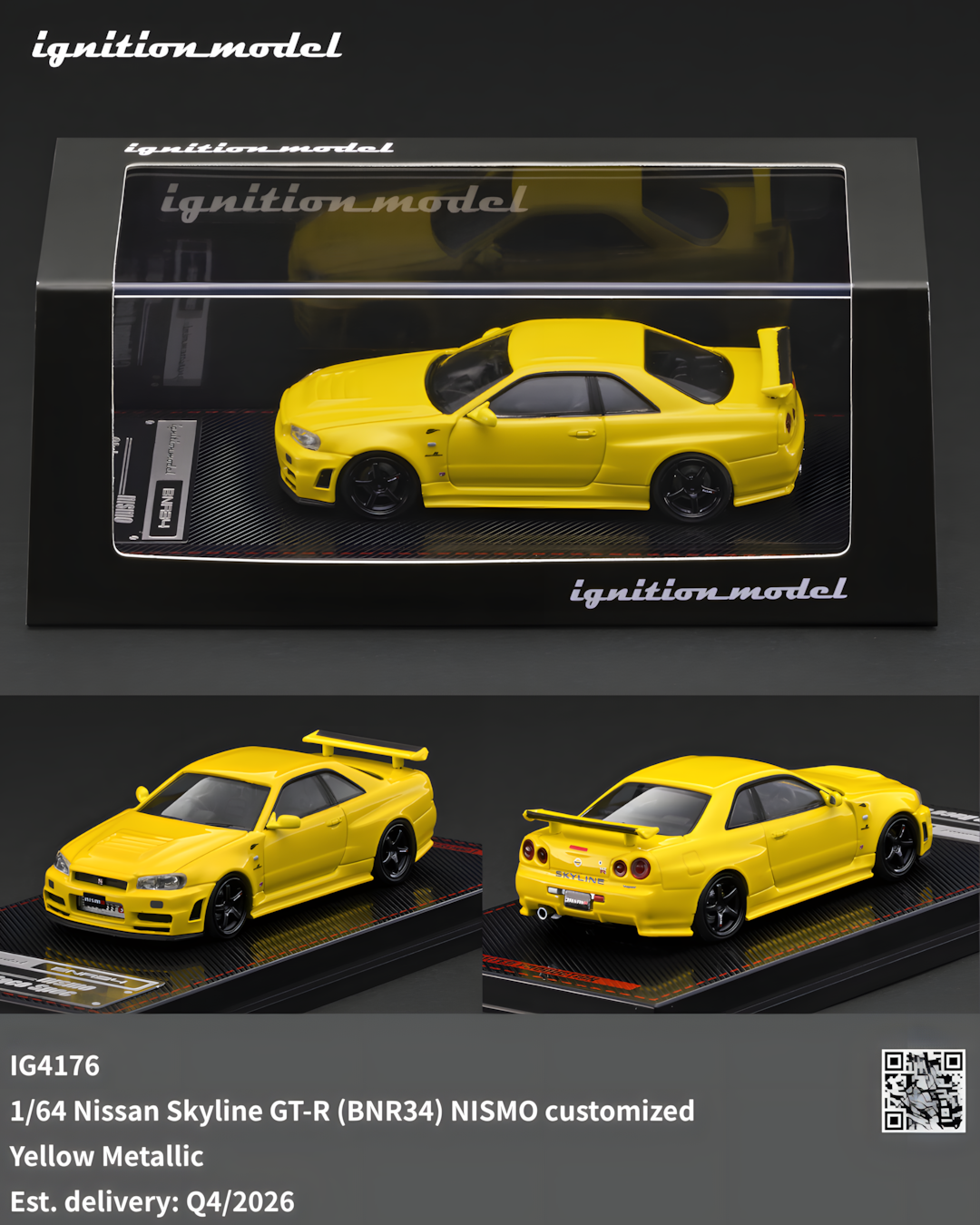 Ignition Model 1:64 Nissan Skyline GT-R (BNR34) NISMO Customized