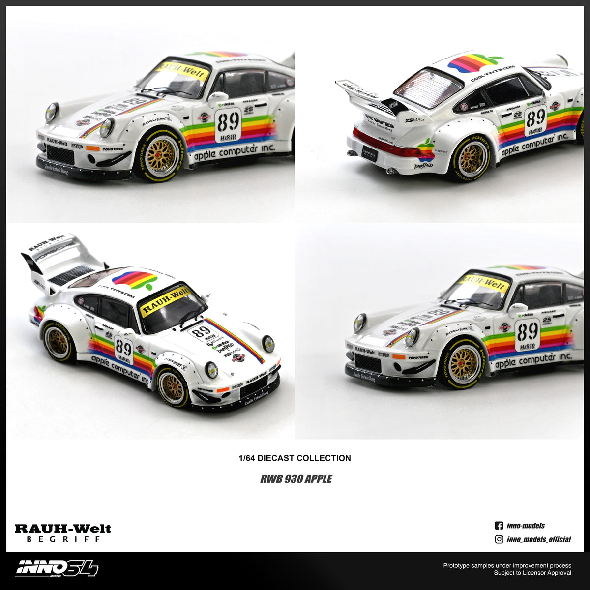 INNO64 1/64 RWB 930 #89 Apple Livery (IN64-RWB930-APPLE)