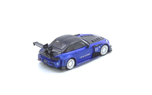 Honda S2000 J’S Racing Blue Inno64 1:64, vista trasera