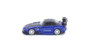 Honda S2000 J’S Racing Blue Inno64 1:64, vista lateral