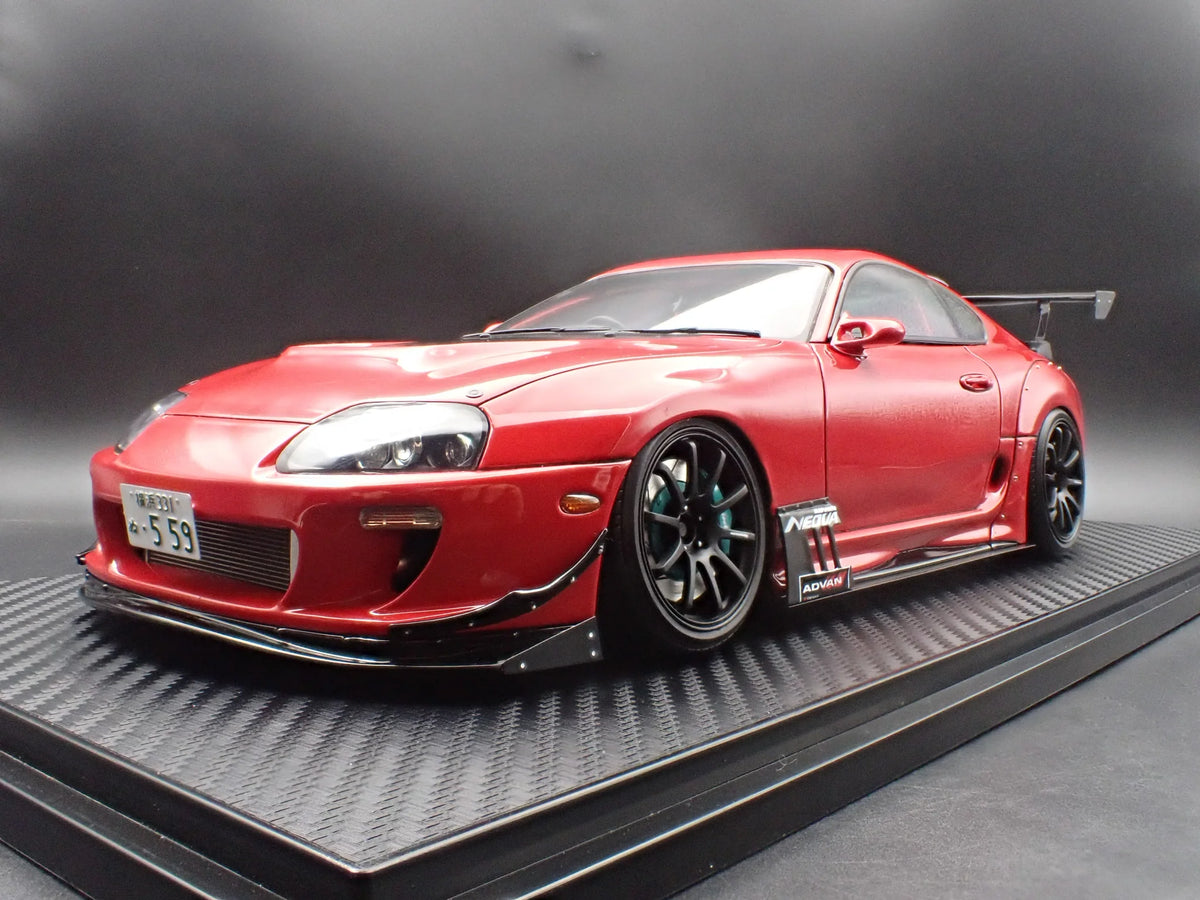 Ignition Model 1:18 Toyota Supra RZ (JZA80) ORIDO-STREET Ver. Red (IG3885)