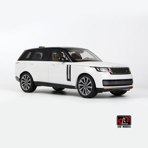 LCD MODELS 1:18 Land Rover Range Rover SV SERENITY 2022 White With Black Roof (LCD18017-BW)