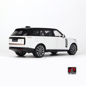 LCD MODELS 1:18 Land Rover Range Rover SV SERENITY 2022 White With Black Roof (LCD18017-BW)