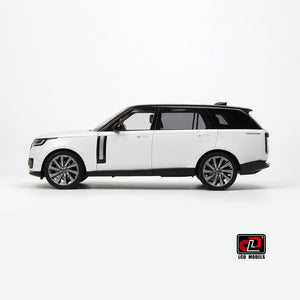 LCD MODELS 1:18 Land Rover Range Rover SV SERENITY 2022 White With Black Roof (LCD18017-BW)