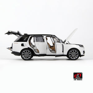 LCD MODELS 1:18 Land Rover Range Rover SV SERENITY 2022 White With Black Roof (LCD18017-BW)