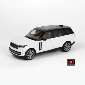 LCD MODELS 1:18 Land Rover Range Rover SV SERENITY 2022 White With Black Roof (LCD18017-BW)