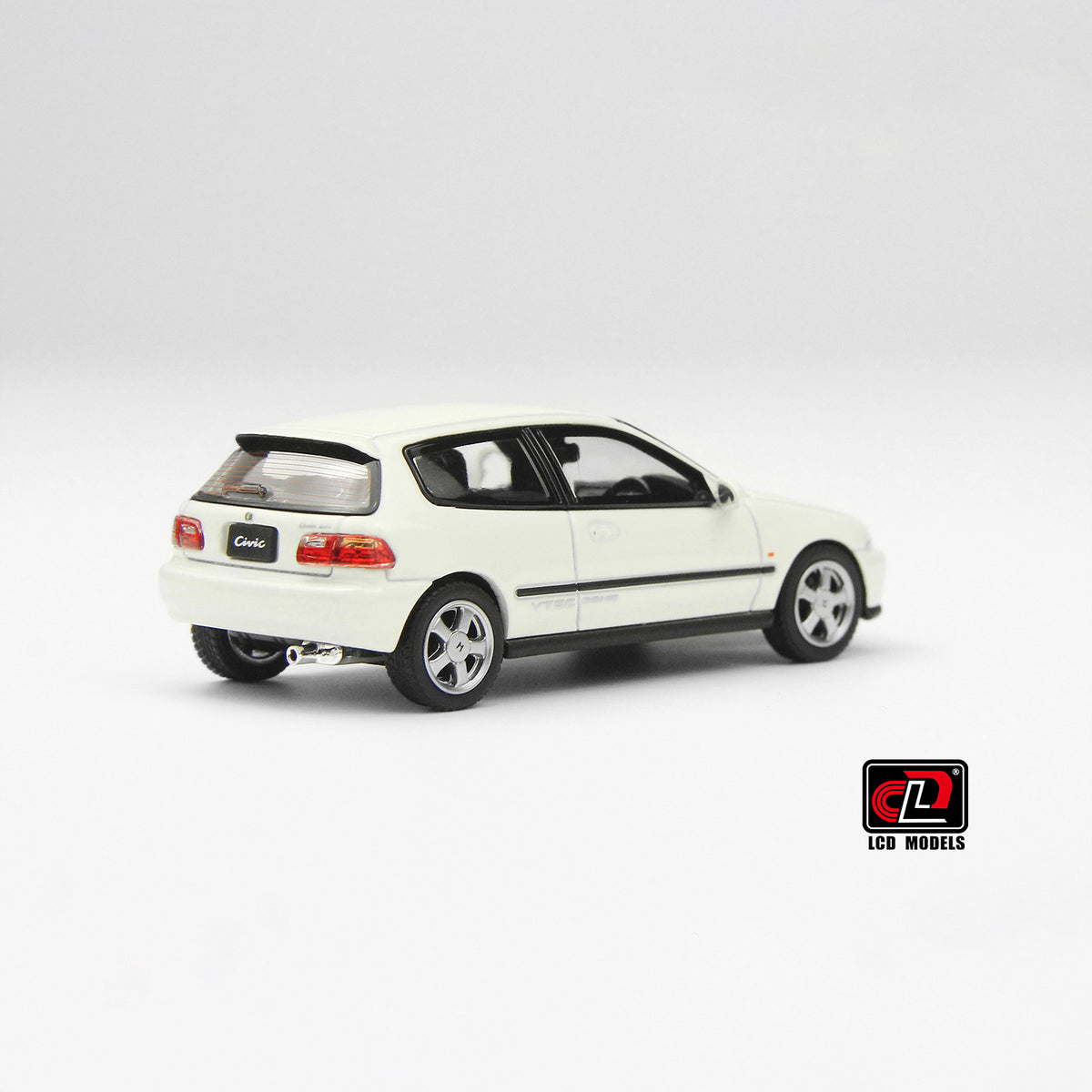 LCD MODELS 1/64 HONDA CIVIC SiR EG6 VTEC 1993 WHITE (LCD64034-WH)